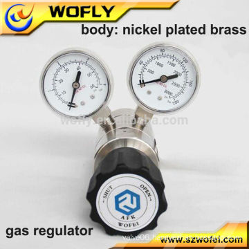 High purity 1/4"NPT F dual-stage low pressure regulator